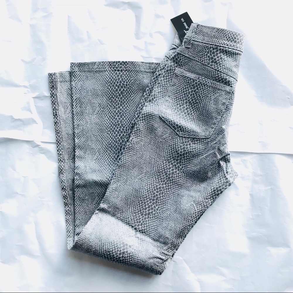 Revolt Snake Patterned Jean Pants